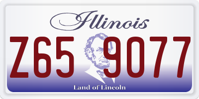 IL license plate Z659077