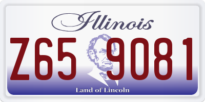 IL license plate Z659081