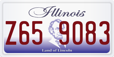 IL license plate Z659083