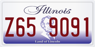 IL license plate Z659091