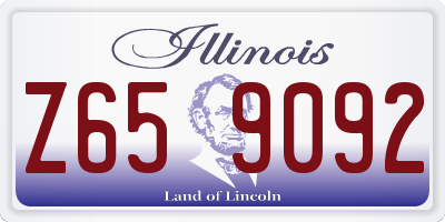 IL license plate Z659092