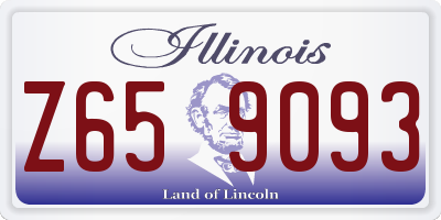 IL license plate Z659093