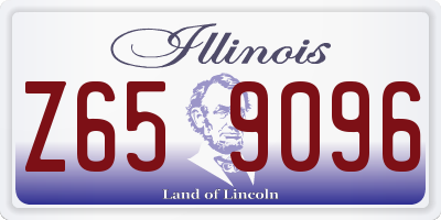 IL license plate Z659096