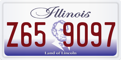 IL license plate Z659097