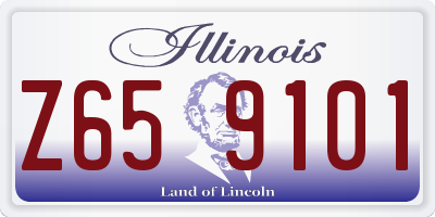 IL license plate Z659101