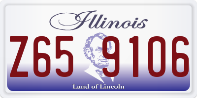 IL license plate Z659106