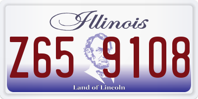 IL license plate Z659108
