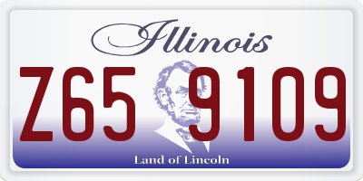 IL license plate Z659109