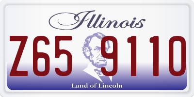 IL license plate Z659110