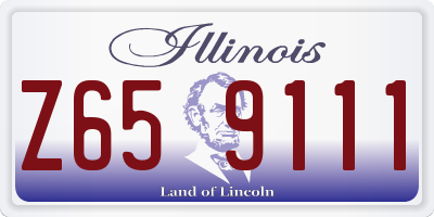IL license plate Z659111