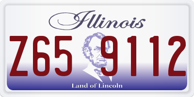 IL license plate Z659112