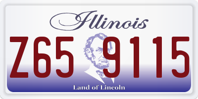 IL license plate Z659115