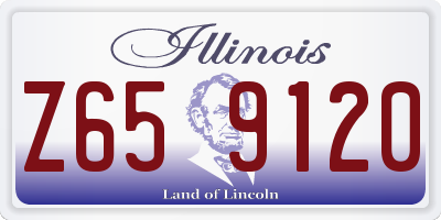IL license plate Z659120