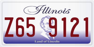 IL license plate Z659121