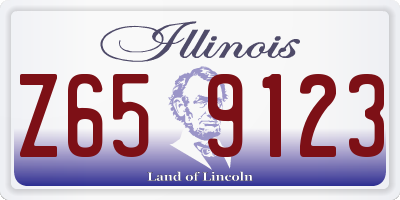IL license plate Z659123