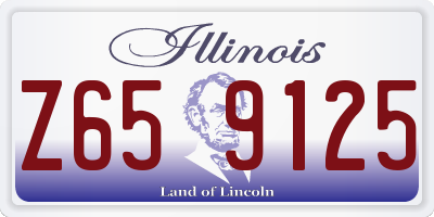 IL license plate Z659125
