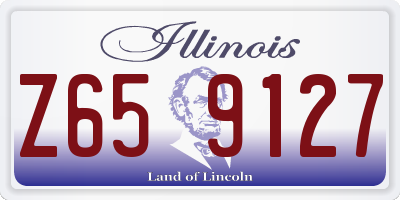 IL license plate Z659127