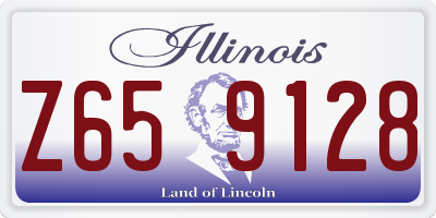 IL license plate Z659128