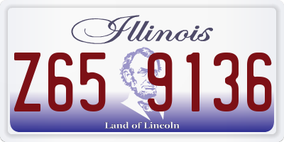IL license plate Z659136