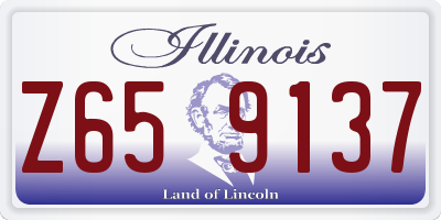 IL license plate Z659137