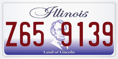 IL license plate Z659139