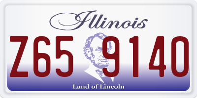 IL license plate Z659140