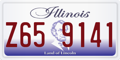 IL license plate Z659141