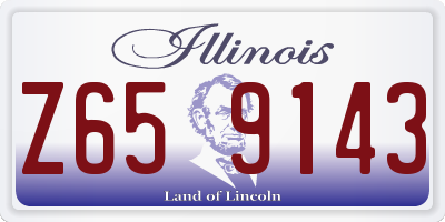 IL license plate Z659143