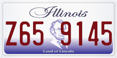 IL license plate Z659145