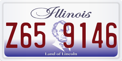 IL license plate Z659146