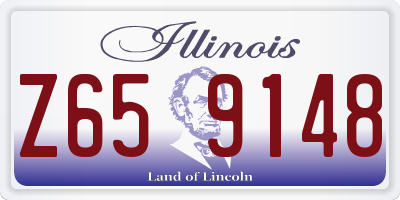 IL license plate Z659148