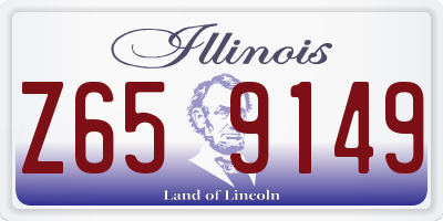 IL license plate Z659149