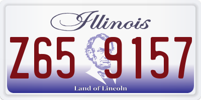 IL license plate Z659157