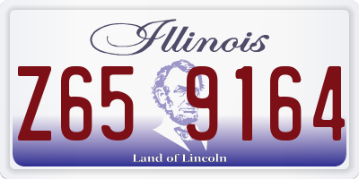 IL license plate Z659164