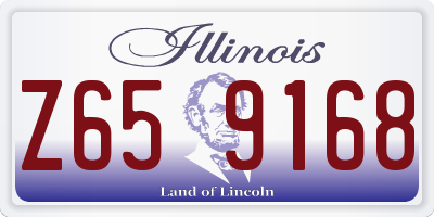 IL license plate Z659168