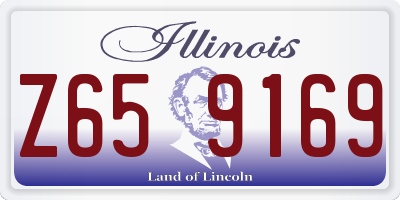 IL license plate Z659169