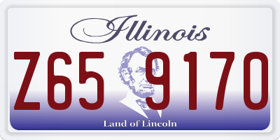 IL license plate Z659170