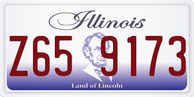 IL license plate Z659173