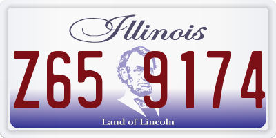 IL license plate Z659174