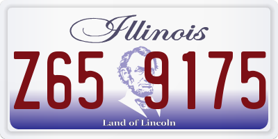 IL license plate Z659175