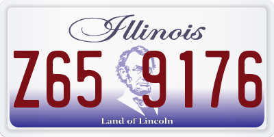 IL license plate Z659176