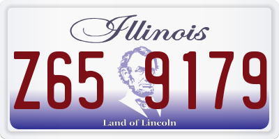 IL license plate Z659179