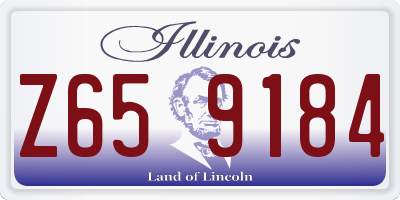 IL license plate Z659184