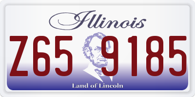 IL license plate Z659185