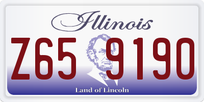 IL license plate Z659190