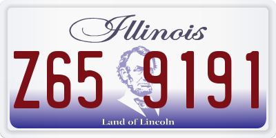 IL license plate Z659191