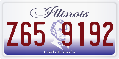 IL license plate Z659192