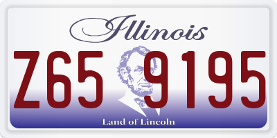 IL license plate Z659195