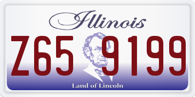 IL license plate Z659199
