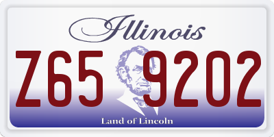 IL license plate Z659202